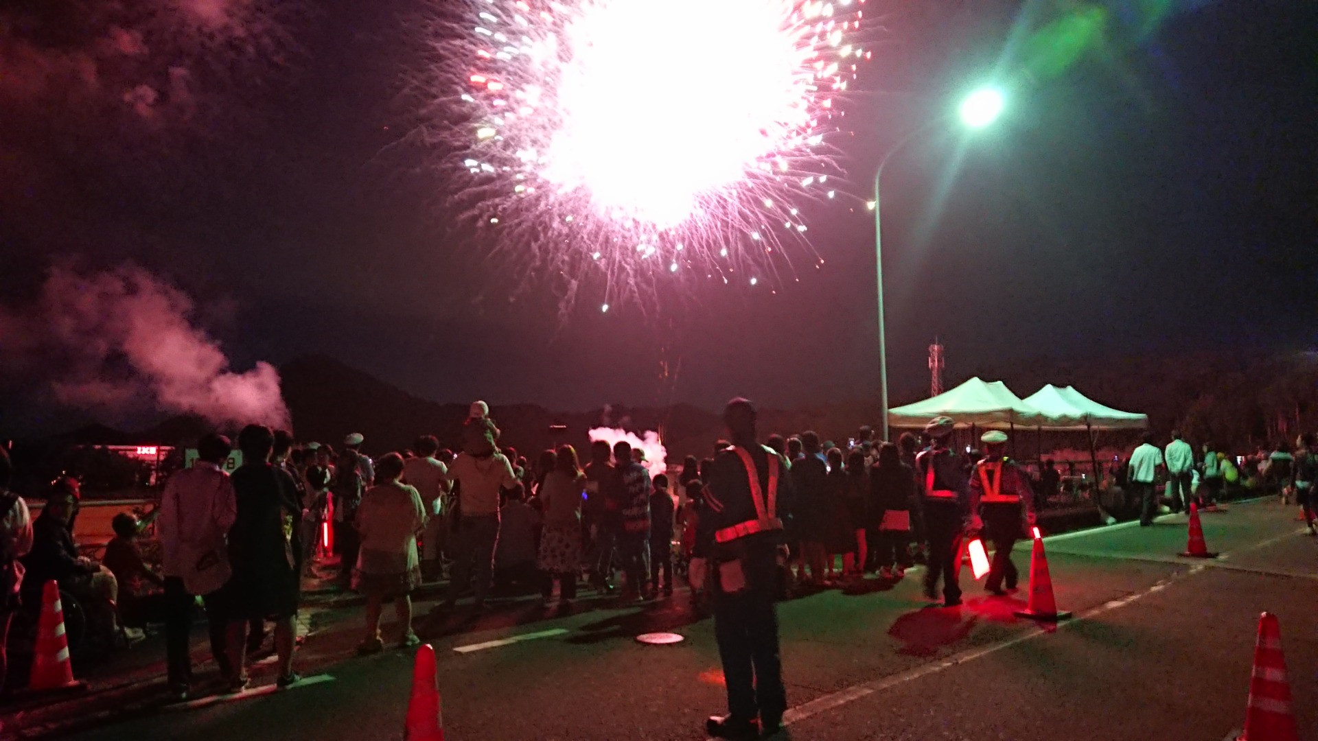 花火大会の警備